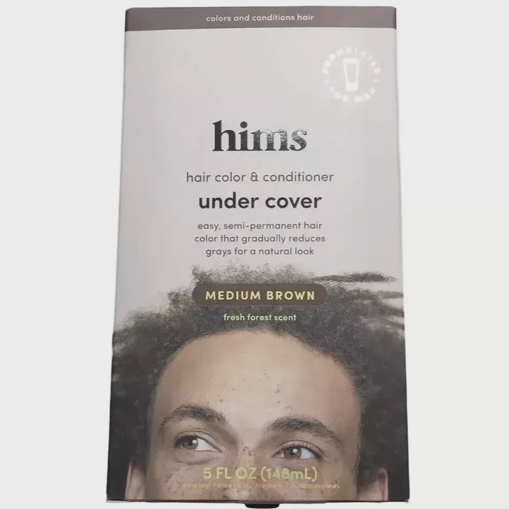 HIMS Under Cover Medium Brown Hair Color Conditioner 5 fl oz Semi-Permanent
